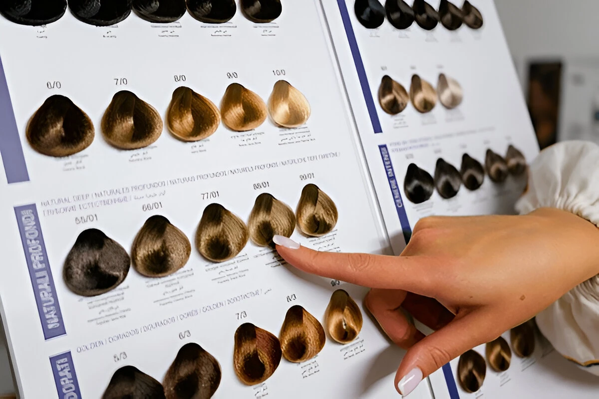 Hair color catalog